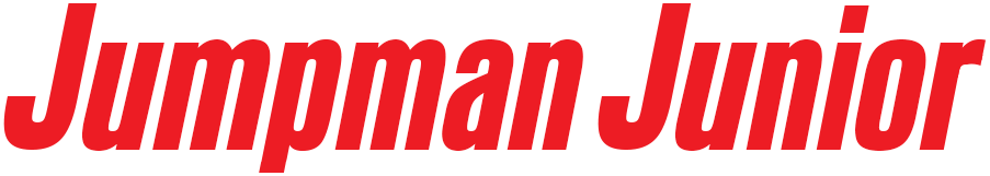 Jumpman Junior logo for Commodore 64